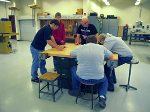 Plotting the outside cylinder.